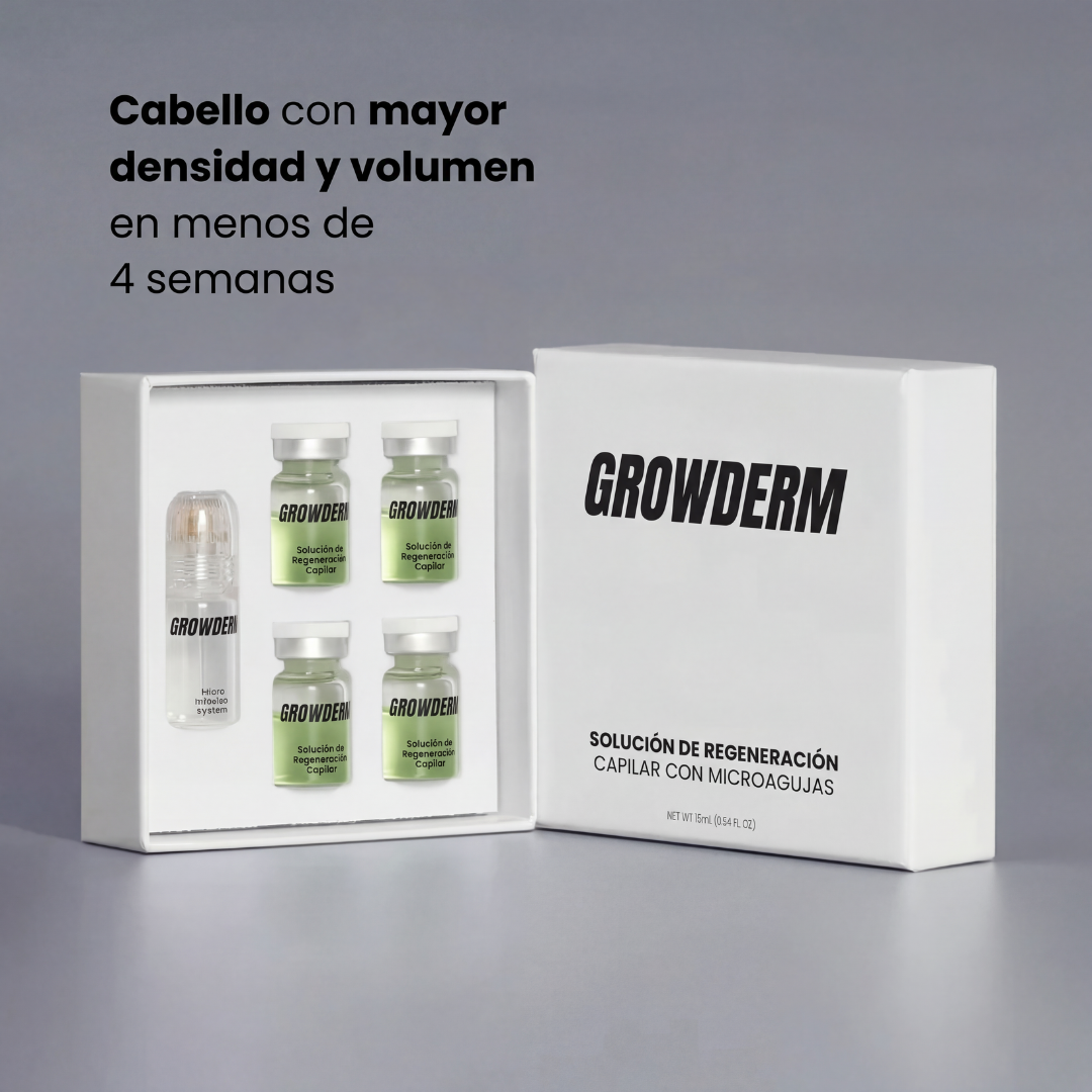 Growderm™ Estimula la Regeneración Capilar
