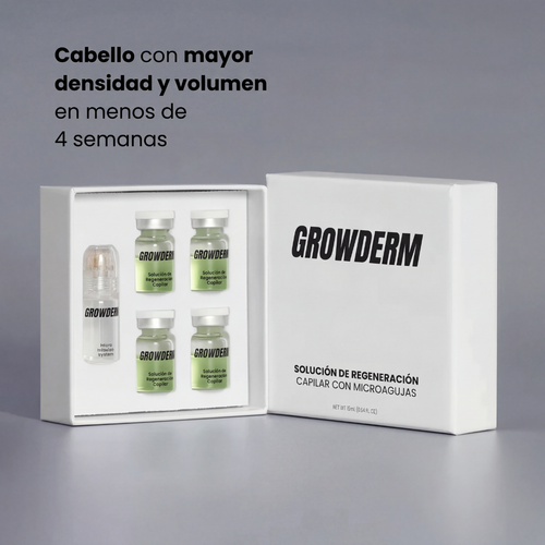 Growderm™ Estimula la Regeneración Capilar